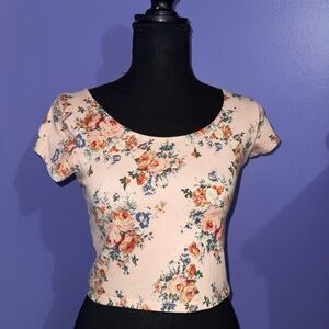 Forever 21 Floral Print Women's Crop Top